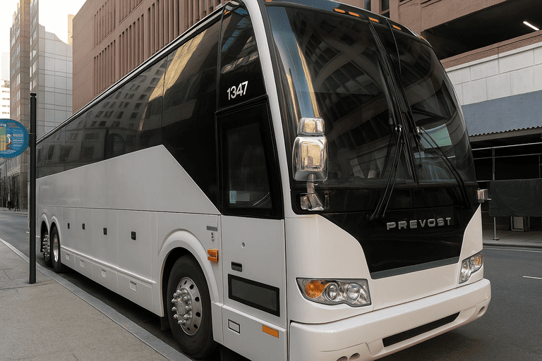 a Charter Bus Rental Loveland coach bus